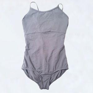 Gray Camisole Leotard for Girls